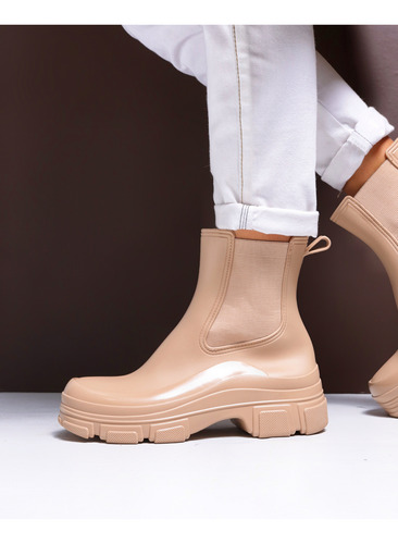 Botas De Lluvia Mujer Urbanas Livianas Cómodas Caña Baja
