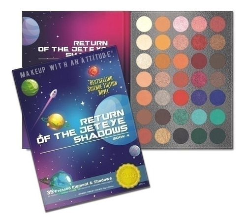 Paleta De Sombras Return Of The Jeteye Book 4 De Rude