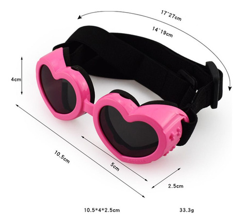 Gafas De Sol De Protección Uv Para Parabrisas Y Perros Peque