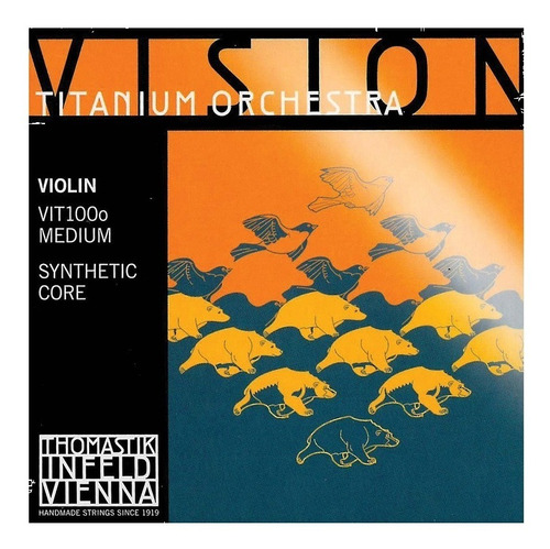 Thomastik Vit100o Vision Titanium Encordado Para Violin 4/4