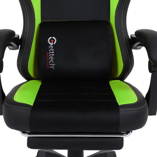GAR-GAOPY-G2-GR Getttech Gaming Gaming Chair Green Black GAR-GAOPY-G2-GR - Código: GAR-GAOPY-G2-GR | Compra en Guadalajara