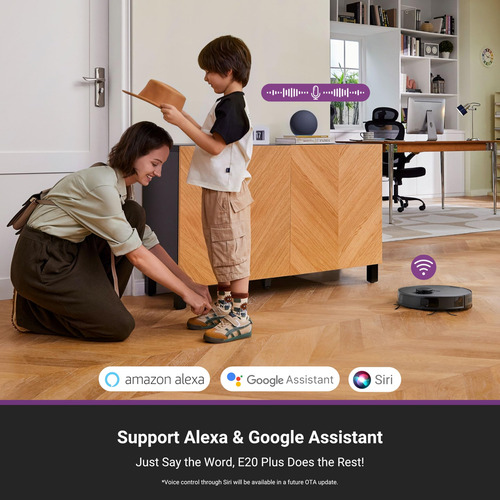 Robot Aspirador Eureka E20 Plus, Sin Bolsa, Con Autovaciado,