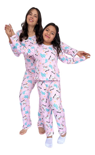 Pijama Para Mamá E Hija Dulce Sensación