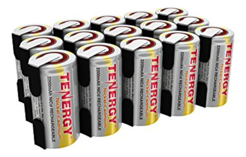 Tenergy 2200mah Batería Sub C Nicd Para Herramientas Eléctri