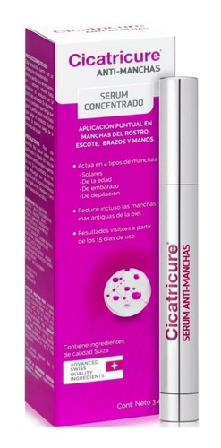 Cicatricure Anti - Manchas Serum Concentrado X3,4gr