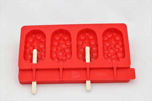 Imagen 2 de 3 de Palito Bombón Helado! Molde Helado Silicona - Bulla Ampollas