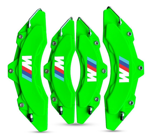 Capa De Pinça Verde Para M3/bmw Freios Dianteiros /traseiros