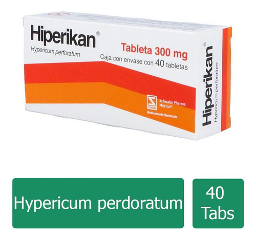 Hiperikan 300mg Caja Con 40 Tabletas