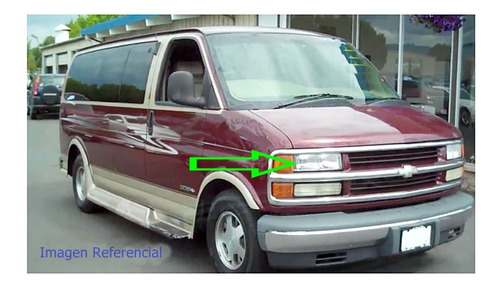 Faro De Luz Chevrolet Express 3500/1500. Derecho Año 1996-02