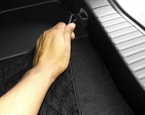 Imagem 6 de 6 de Rede Bolsa Para Caçamba Pick Up Com Ganchos Universal