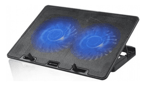 Base Apoio Suporte Notebook Até 15,6 Nbc-50bk C3tech 2 Coolers Led Azul