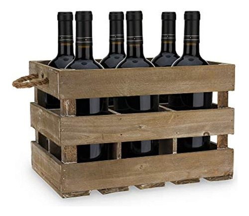 Caja Rústica De Madera De La Botella Del Cortijo De La Guita