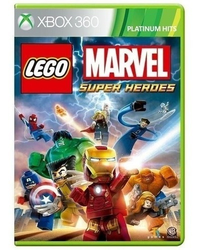 Jogo Xbox 360 Lego Marvel Super Heroes Original Mídia F