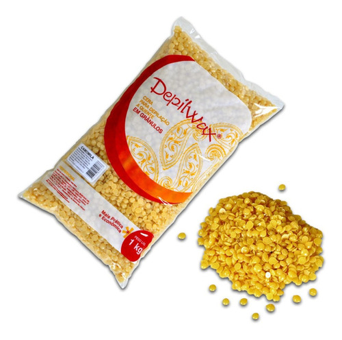 Cera Depilatória Quente Granulada Camomila Depilwax - 1kg