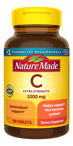 Nature Made Vitamin C 1000 Mg, Suplemento Dietetico Para El