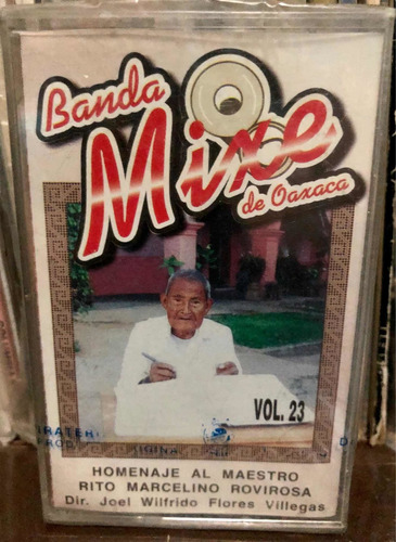 Cassette Banda Mixe De Oaxaca. Vol. 23. 1995. Nacional.