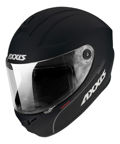 Casco Moto Axxis Draken Solid A1 Negro Mate Integral