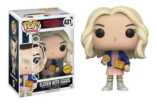 Funko Pop Stranger Things Eleven W/ Eggos Chase Ed. Original