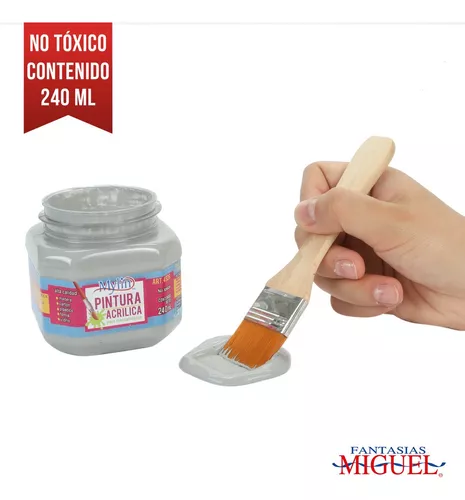 Mylin Pintura Acrílica Para Manualidades 240ml (no Tóxica)