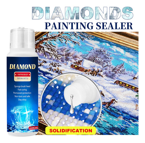 Sellador De Pintura Z Diamond Art, 1 Paquete De 120 Ml, 5d D