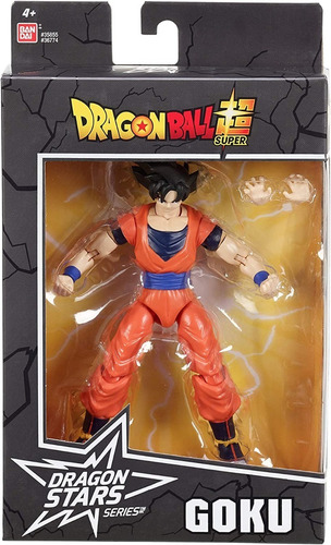 Figura Goku Normal Pelo Negro Dragon Ball Super Bandai Stars