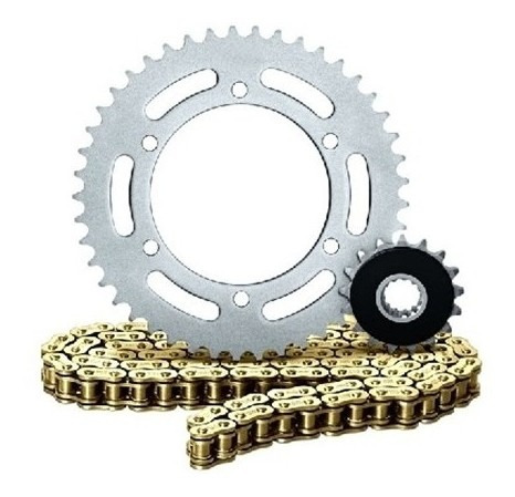 Kit Relação Xt 660 Aço 1045 Com Retentor Dourada Unifort