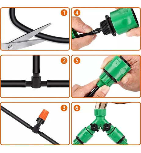 Sistema De Irrigação Por Gotejamento Automático De 40 M,