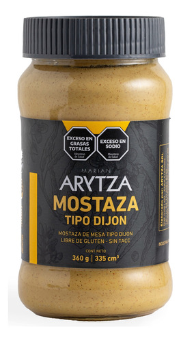 Mostaza Tipo Dijon  Arytza 360g