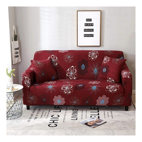 Protector Funda Elastica Para Sofa Cama Sillon Cover 4 Plaza