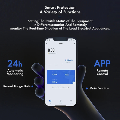 Disyuntor Inteligente Con Wifi, Interruptor De Relé De