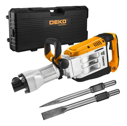 Martelo Demolidor Industrial 1700w 127v Com Acessórios Deko