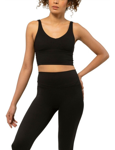 Top Deportivo Largo Mujer Nativ Bajo Impacto Yoga Y Fitness