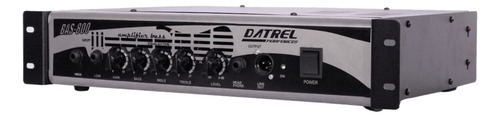 Kit Amplif Bas800 E Cubo Passivo Bas1x15 Datrel 800w Bas1x10 Cor Preto 110v/220v