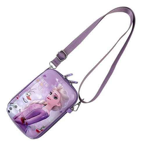 Cartera Porta Celular Frozen Tapa Dura Pvc Car2984