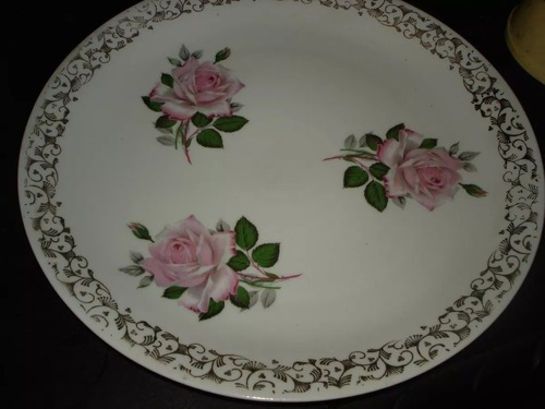 Plato De Porcelana Marca Vohentrauss Johan Leftmann En Perfe