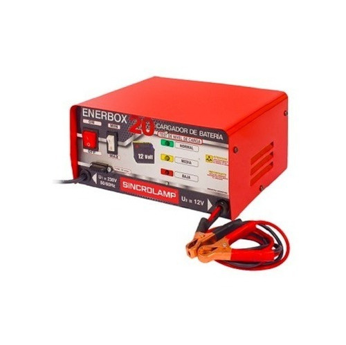 Cargador De Baterias 15 Amp 12 V Sincrolamp Enerbox 20