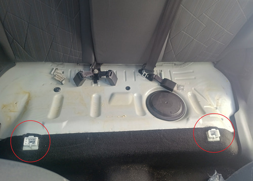 Par Trava Grampo Assento Banco Traseiro Citroen Cactus