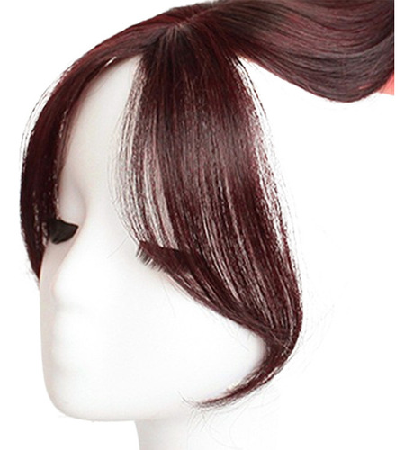 Ll Peluca Francesa Natural, Con Flecos, Pelo En Forma Topo
