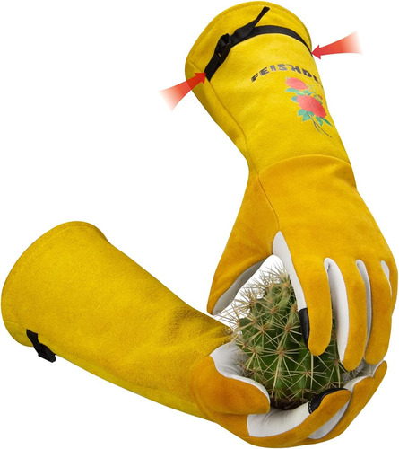 Guantes De Jardín Mujeres/hombres   De Espinas, Gamuza...