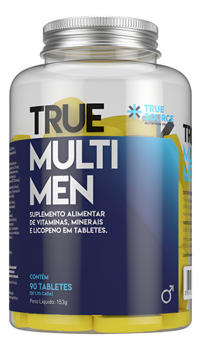 True Multi Men Multivitamínico Minerais Licopeno True Source