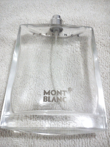 Frasco De Perfume Vacio Presence De Mont Blanc