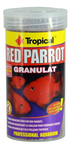 Alimento resaltador del color granulado Tropical Red Parrot 400g