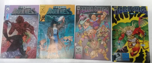 Age Darkness N° 1,2 E Força Omega N°1,2, 4 Gibis