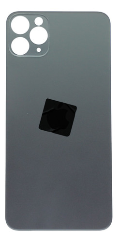 Tapa De Cristal Compatible Con  iPhone 11 Pro Max Negro 