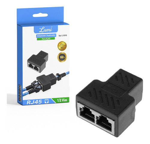 Extensor Hdmi 3d 30 Metros Utp Rj45 Cat5e/6 Via Cabo De Rede Lumi