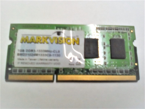 Memoria Markvision 1gb Ddr3  Notebook Netbook