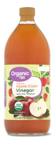 Imagen 1 de 2 de Vinagre De Sidra De Manzana Con Madre