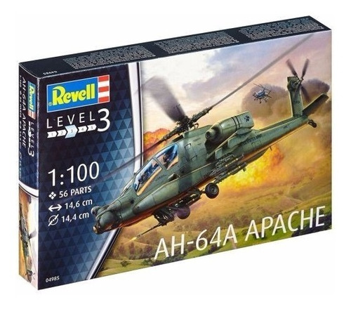 Ah-64a Apache 1/100  Marca Revell