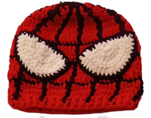 Palabra once Confundir Gorro Spiderman Tejidos A Crochet | MercadoLibre 📦