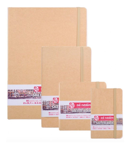 Libreta Art Creation Kraft 9x14cm 140gr 80hjas.